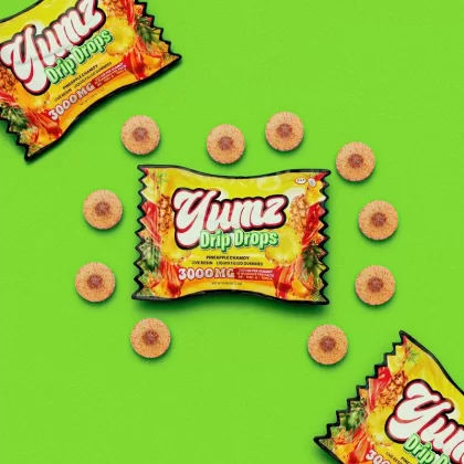 YUMZ DRIP DROPS ( NANO D8+THC-A+THC-P ) ( LIQUID FILLED THC GUMMIES )