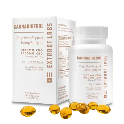 Extract Labs CBG Capsules | Cognitive Support