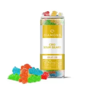 25mg CBD Isolate Sour Bears – Diamond CBD