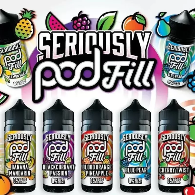 Doozy Seriously Pod Fill 50:50 e-liquids