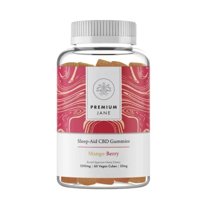 Premium Jane 1500mg CBD Gummies for Sleep (Mango Berry)