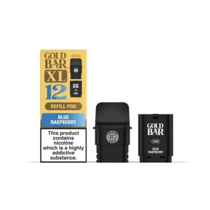 Gold Bar XL Prefilled Replacement Pod Blue Raspberry