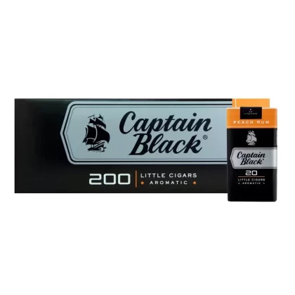 Captain Black Peach Rum Little Cigars
