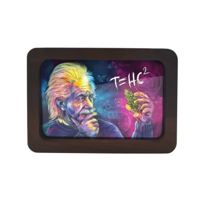 V Syndicate T=HC2 3D HD Wood Rolling Tray – 8in