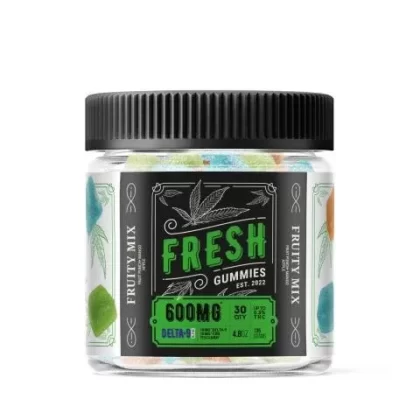 Fresh Delta-9 THC Gummies Fruity Mix 600MG