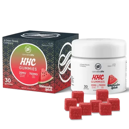 Cannabis Life Watermelon Splash HHC Gummies – (30ct) 750mg