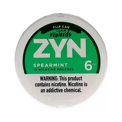 ZYN Spearmint 15 Nicotine Pouches 3-6MG