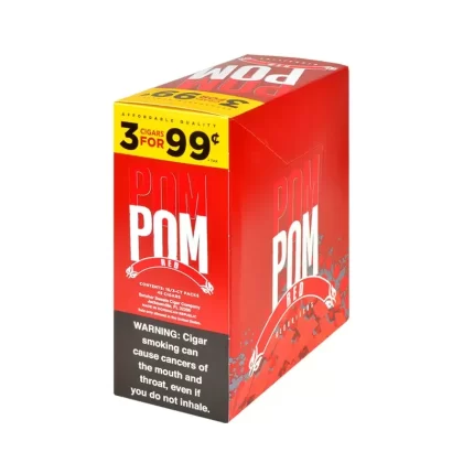 Pom Pom Sweet(Red) Cigarillos | 99 Cent Pre Priced