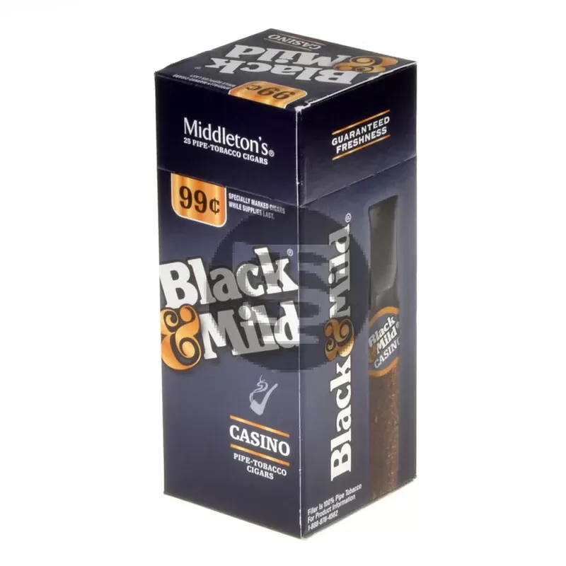 Middleton’s Black & Mild Casino 99 Cents Box of 25 Cigars