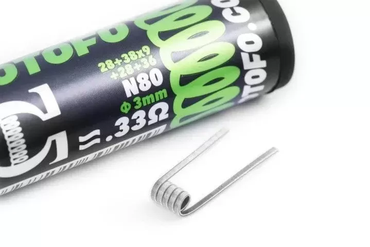 Wotofo Framed Staple Clapton Coils 0.33ohm