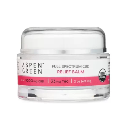 Aspen Green Relief Full Spectrum CBD Exfoliating Balm