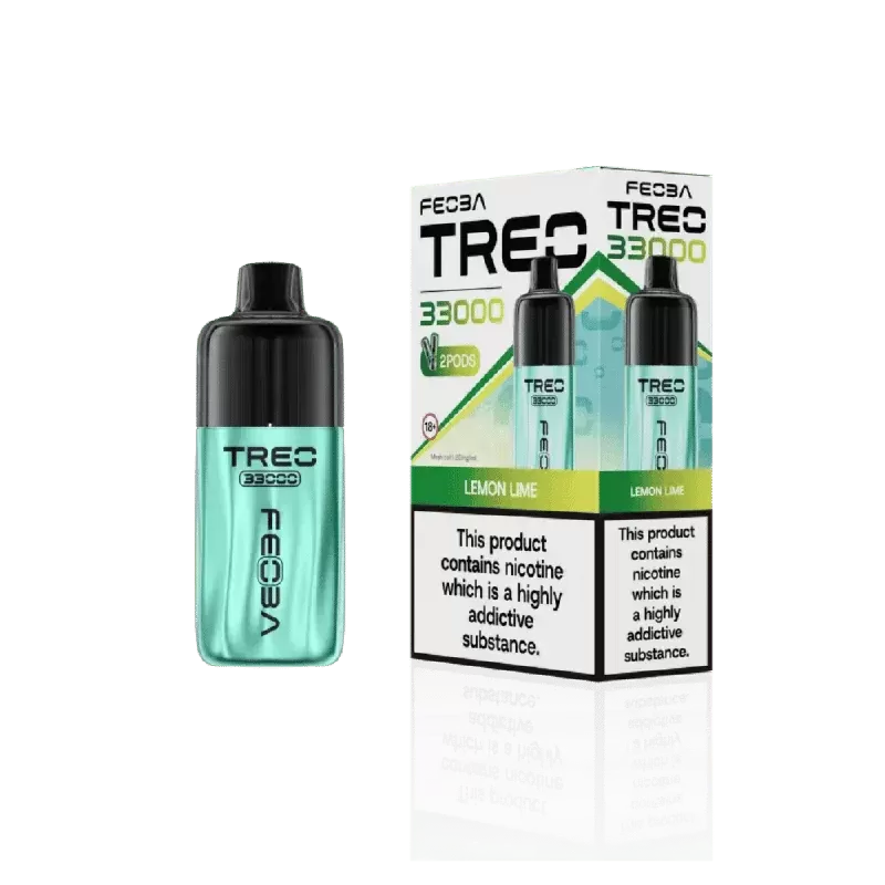 Feoba Treo 33000 Prefilled Pod Kit Lemon Lime