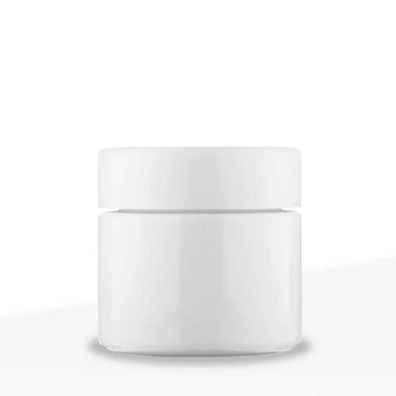 Glass Jars | Child-Resistant Straight-Sided w/ Flush Caps – Opaque