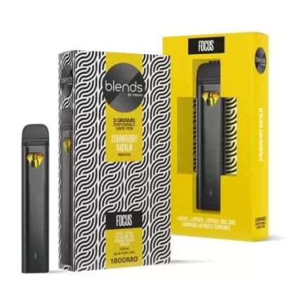 Strawberry Napalm Vape Pen – D8, CBG – Disposable – Blends – 1800MG