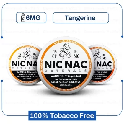 Buy Nic Nac Tangerine 6mg Nicotine Pouch Online | Nic Nac