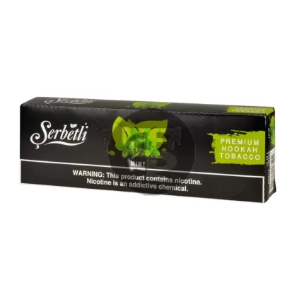 Serbetli Premium Hookah Tobacco 10 packs of 50g Mint