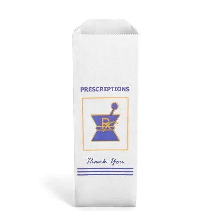 Pharmacy Prescription Bags | Small – Kraft – 1000 Count