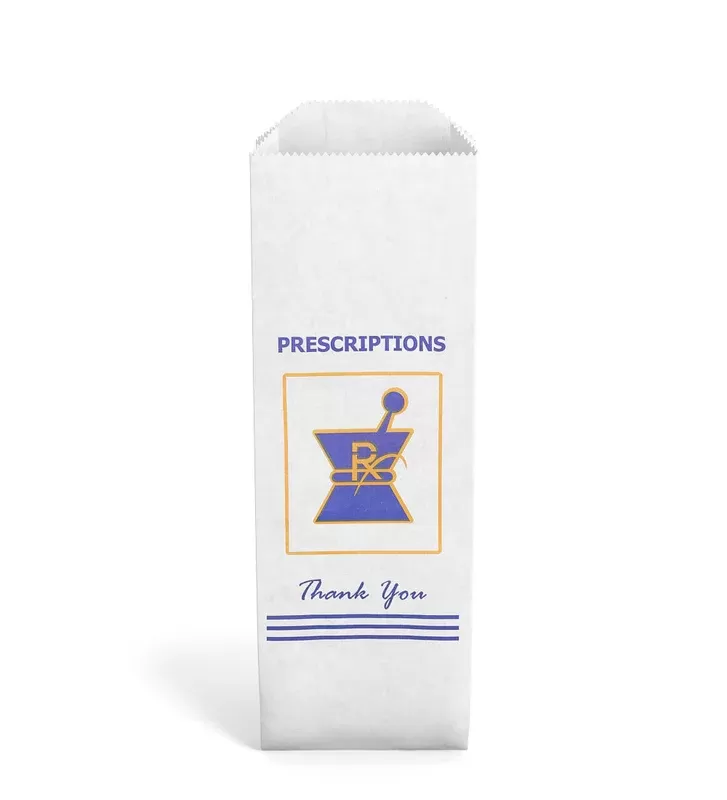 Pharmacy Prescription Bags | Small – Kraft – 1000 Count