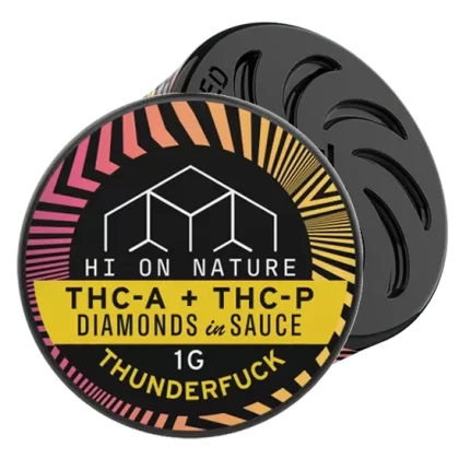 Hi On Nature 1g DAB DIAMOND – THC-A + THC-P – THUNDERF*CK
