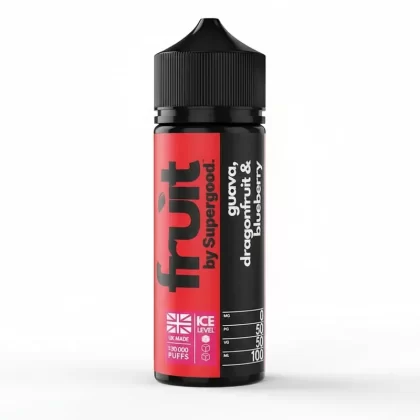 Guava Dragonfruit and Blueberry By Supergood Fruit 100ml Shortfill