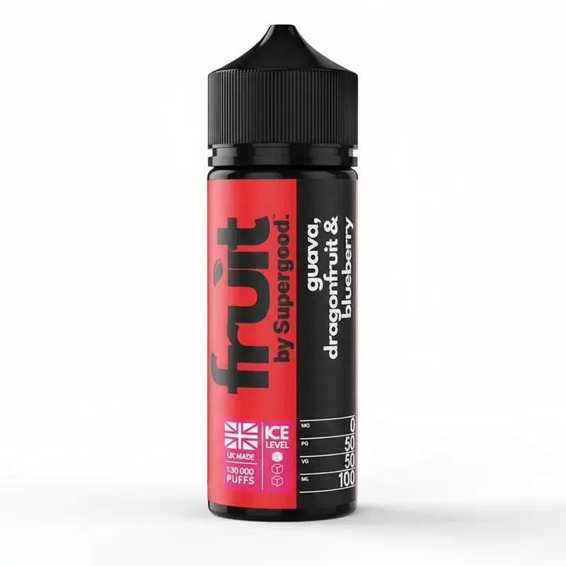 Guava Dragonfruit and Blueberry By Supergood Fruit 100ml Shortfill