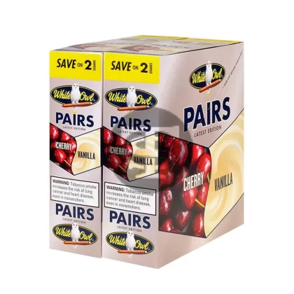 White Owl Cigarillos 30 Packs of 2 Cigars Cherry Vanilla