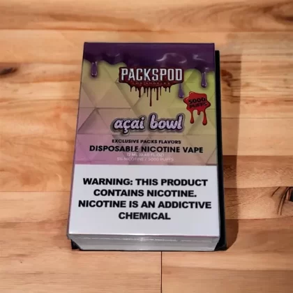 Packspod Disposables [5000 puffs] – Acai Bowl