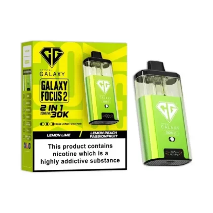 Crystal Galaxy 30K Focus 2 Prefilled Pod Kit Lemon Lime/Lemon Peach