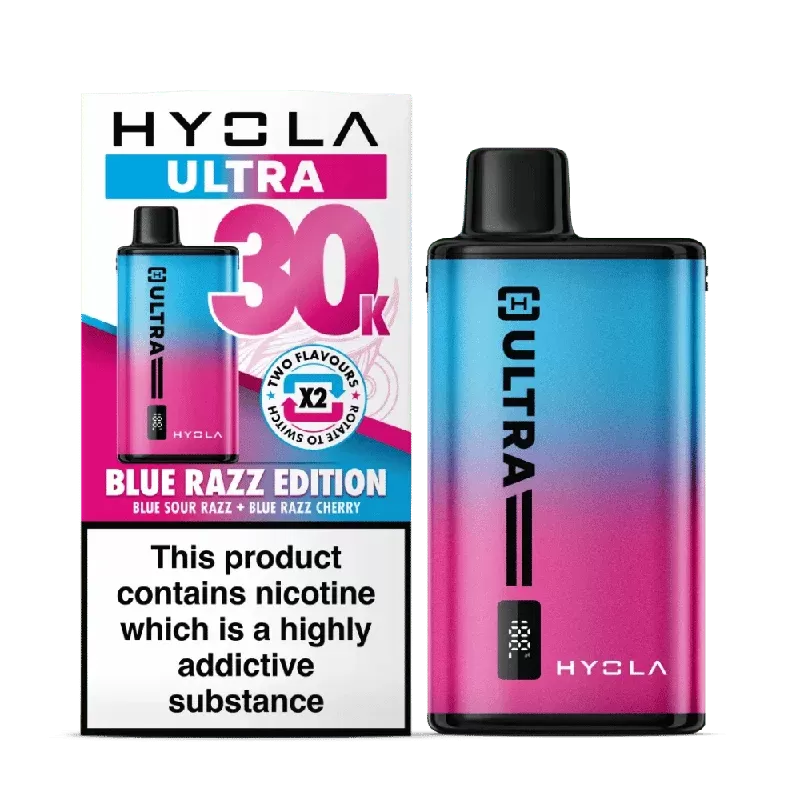 Hyola Ultra 30K Prefilled Pod Kit Blue Razz Edition