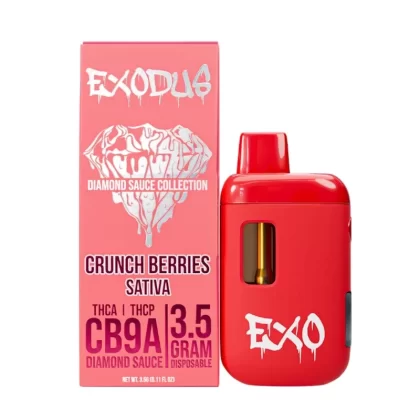 Exodus Diamond Sauce THC-A + CB9A Vaporizer – 3500mg