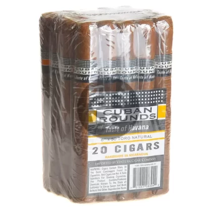 Cuban Rounds Toro Natural Cigars Pack of 20