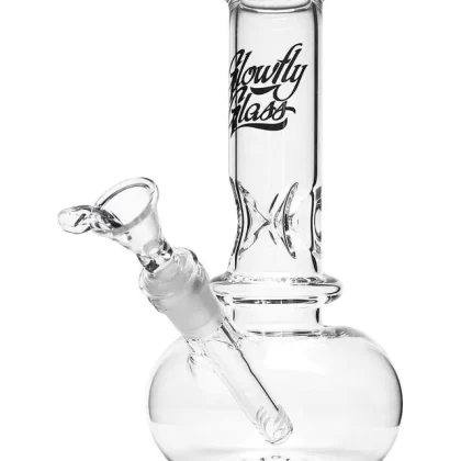 Glowfly Glass 10″ Clear Icer Bong