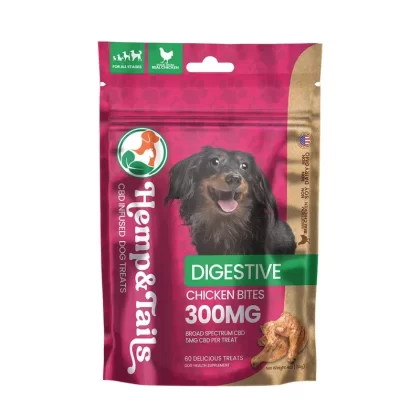 Hemp & Tails Dog Treats – Digestive – Chicken Bites