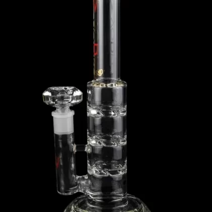 Vodka Glass Sapphero Triple Turbine Perc Water Pipe
