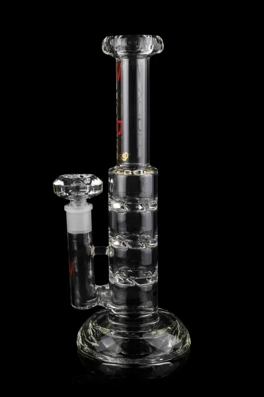 Vodka Glass Sapphero Triple Turbine Perc Water Pipe