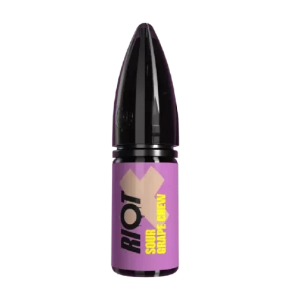 Riot X Nic Salt E-Liquid Sour Grape Chew