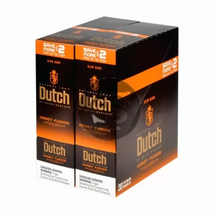 Dutch Masters Foil Fresh Honey Fusion Cigarillos 30 Packs of 2