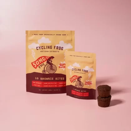 Cycling Frog THC + CBD Brownie Bites – 1500mg