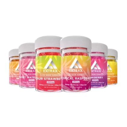 Delta Extrax Delta-9 THC 250mg Gummies | Resin Series