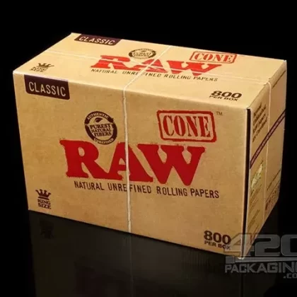 RAW | Classic King Size Pre-Rolled Backrolled Cones