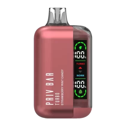 Strawberry Mint Candy Priv Bar Turbo
