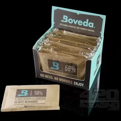 Boveda Humidity Packs 58% (67 gram) 12/Box