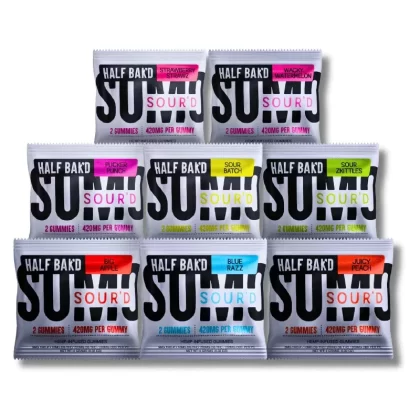 Half Bak’d SOUR’D Minis Sample Pack — All 8 Flavors