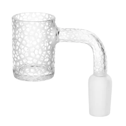 Pulsar Cellular Mosaic Etched Quartz Banger – 14mm Male