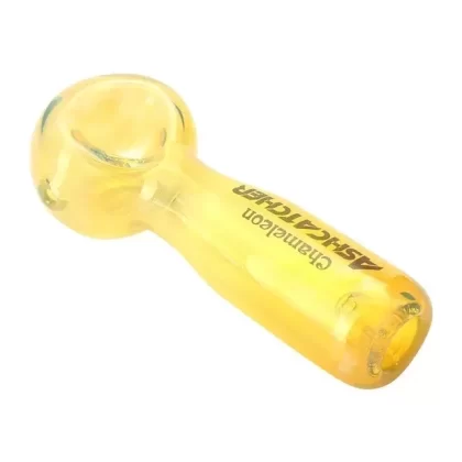 Chameleon Glass Ashcatcher Slugger Spoon Pipe