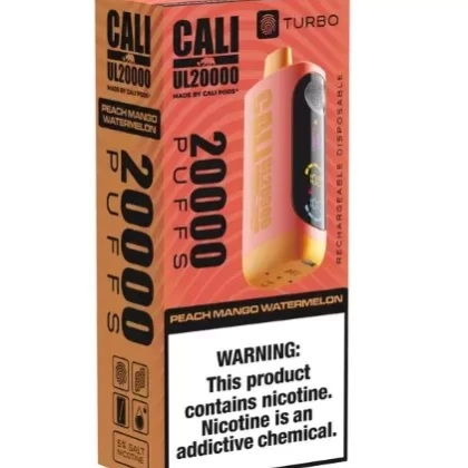 Cali UL20000 Disposable [20,000 puffs] – Peach Mango Watermelon