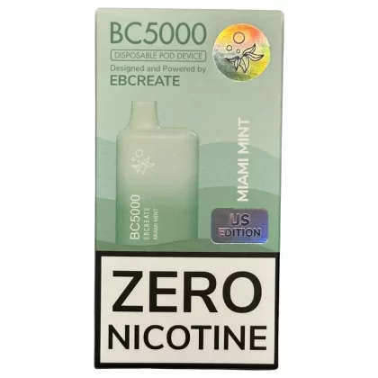 Zero Nicotine – BC5000 – Miami Mint – EBCreate