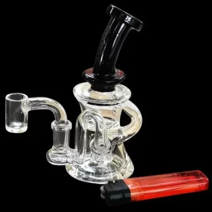 The “Heart of Glass” Pulsar Mini Recycler Rig