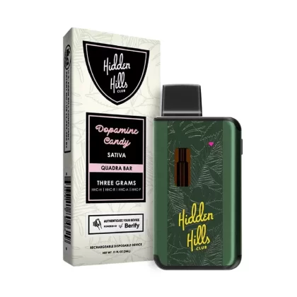 Hidden Hills Quadra Bar HHC Blend Vaporizer – 3000mg