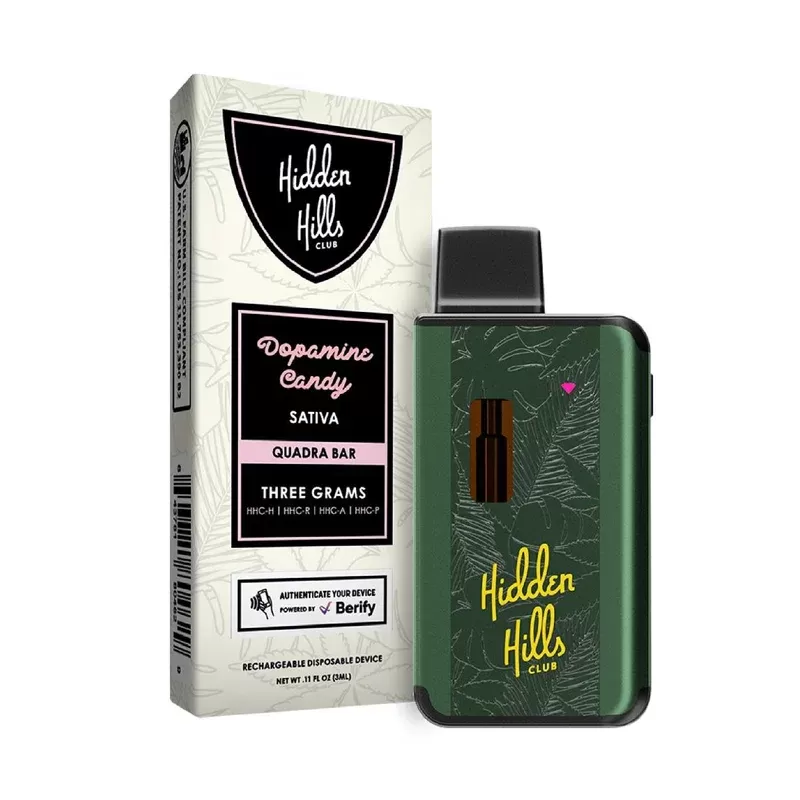 Hidden Hills Quadra Bar HHC Blend Vaporizer – 3000mg